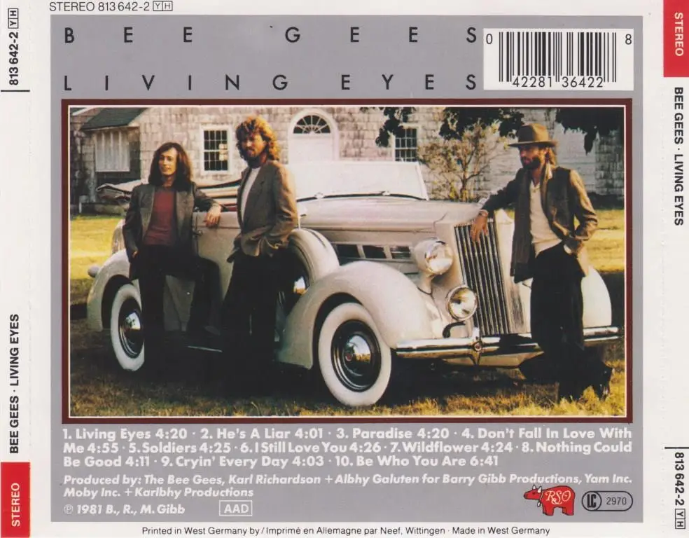 Living eye. Bee Gees Living Eyes 1981. Bee Gees 1981. Bee Gees 1983. Bee Gees Spirits having Flown 1979.