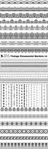 Vectors - Vintage Ornamental Borders 10