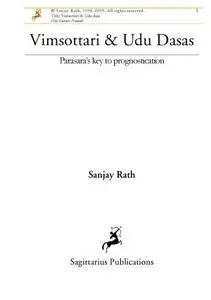 Vimsottari and Udu Dasa's: Parasara's key to prognostication