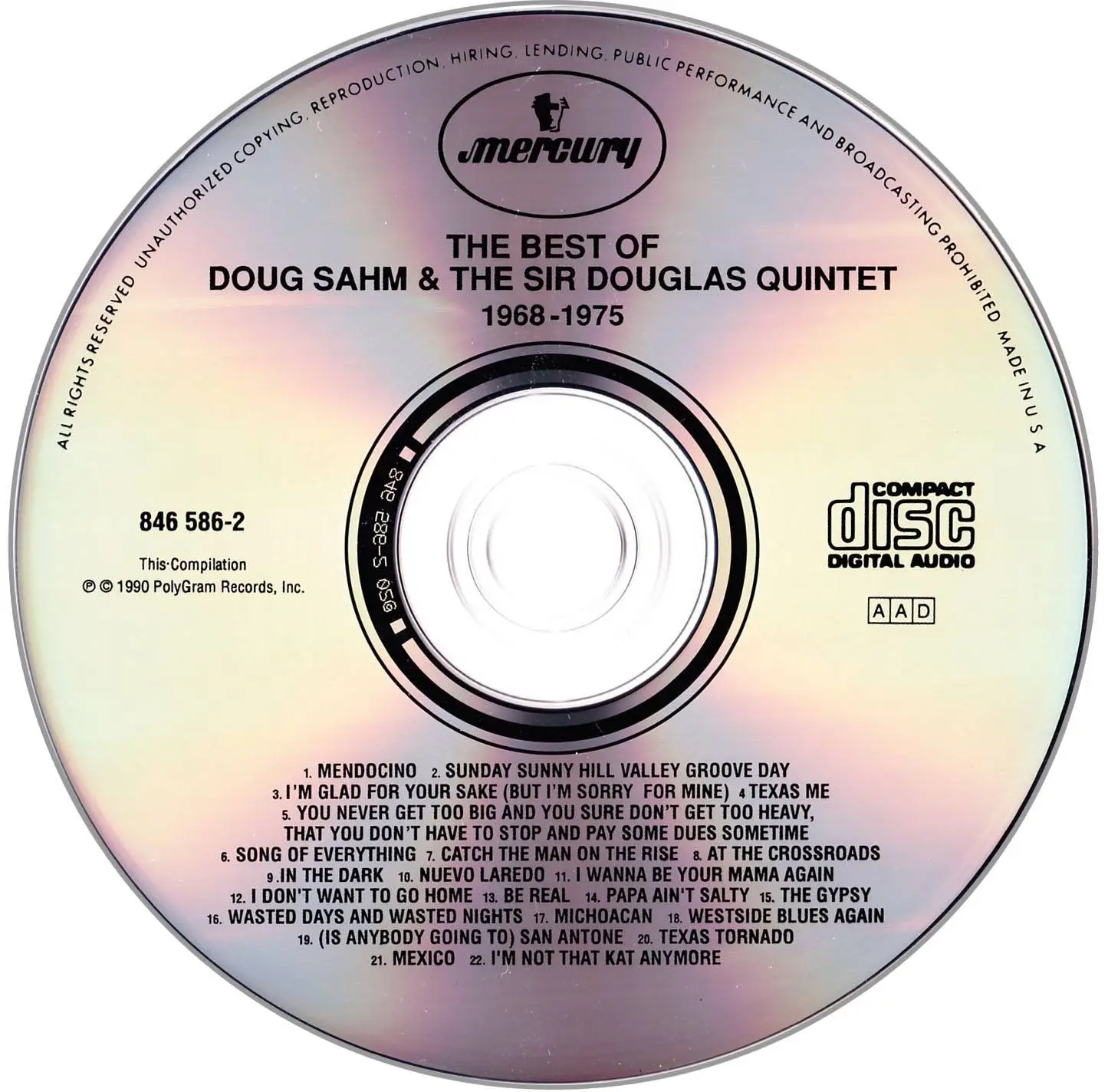 Doug Sahm & The Sir Douglas Quintet - The Best Of Doug Sahm & The Sir ...