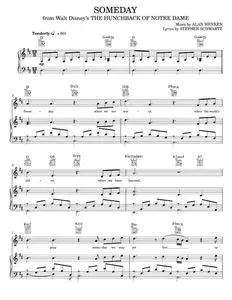 Someday - All-4-One, The Hunchback Of Notre Dame Movie (Piano-Vocal-Guitar)