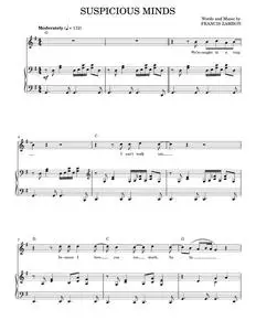Suspicious Minds - Dwight Yoakam, Elvis Presley (Piano Vocal)