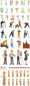 Vectors - Construction Workers 21