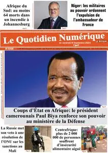 Quotidien Numérique d'Afrique N.2268 - 01 Septembre 2023