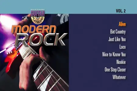 Modern Rock - Guitar Play-Along DVD Volume 2