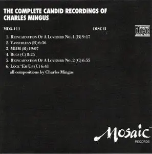 Charles Mingus - The Complete Candid Recordings (Mosaic), 3 CDs