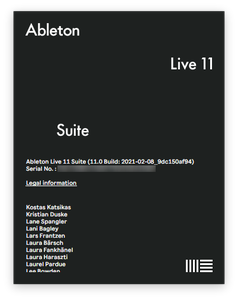 Ableton Live Suite 11.0 Multilingual macOS