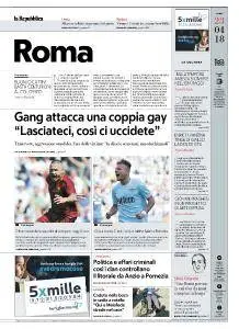 la Repubblica Roma - 23 Aprile 2018