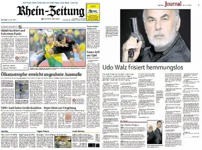 Rhein-Zeitung Koblenz Wochenendausgabe vom 12./13. Juni 2010