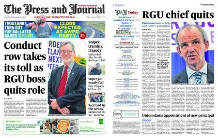 The Press and Journal Aberdeen – August 10, 2018