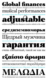 PF Regal Text Pro Font Family