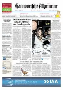 Hannoversche Allgemeine Zeitung - 25.09.2012