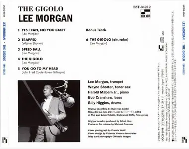 Lee Morgan - The Gigolo (1965) {Blue Note Japan SHM-CD UCCQ-5048 rel 2014} (24-192 remaster)