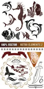 Stock Vector - Retro Elements 2