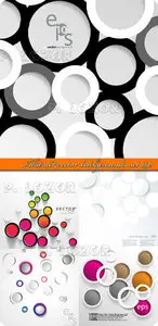 Abstract vector backgrounds set 098