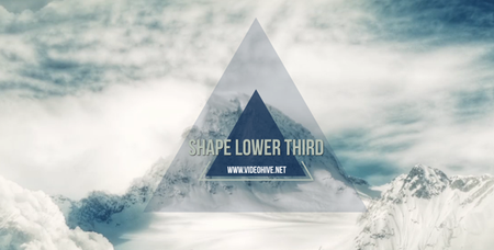 Shape Lower Third - Project for After Effects (VideoHive)