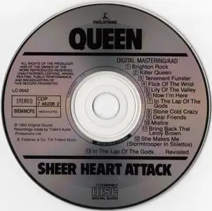 Queen - Sheer Heart Attack (1974) {1992, Reissue}
