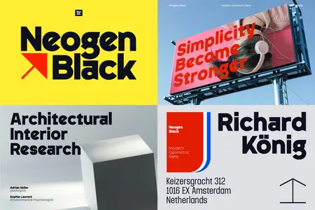 Neogen - Black Style Font