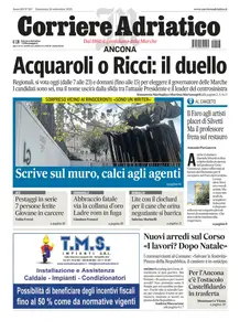 Corriere Adriatico Ancona - 28 Settembre 2025