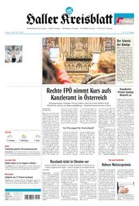 Haller Kreisblatt - 7 Januar 2025