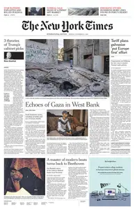 International New York Times - 25 November 2024