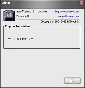 Auto Power-on & Shut-down 2.81