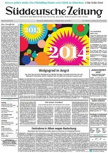 Süddeutsche Zeitung vom Dienstag/Mittwoch, 31./01. Dezember/Januar 2013/2014