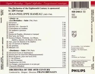 The Orchestra of the Eighteenth Century, Frans Bruggen - Rameau: Les Boreades, Dardanus (1987)