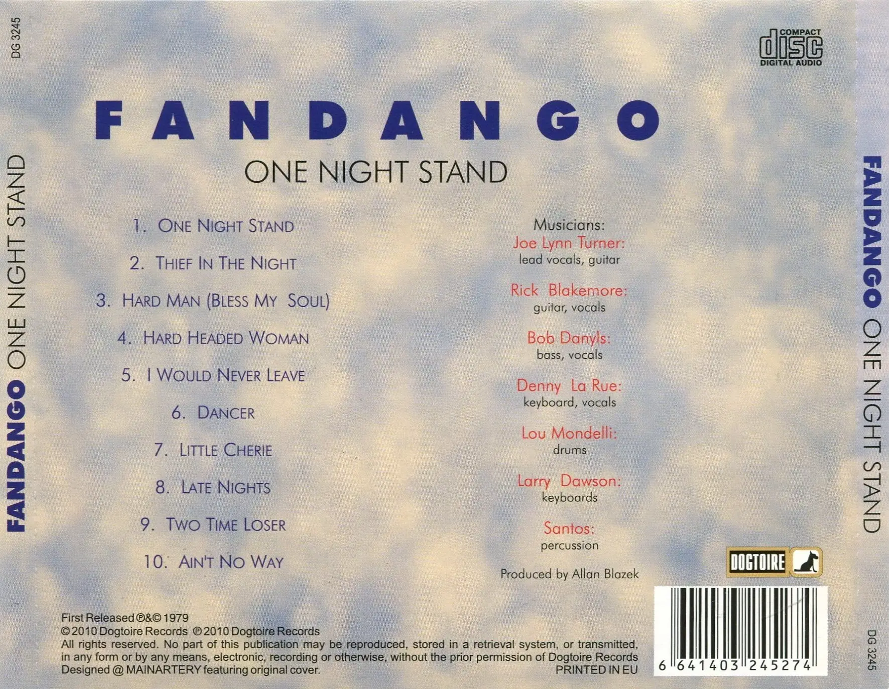 Fandango - One Night Stand (1979) .