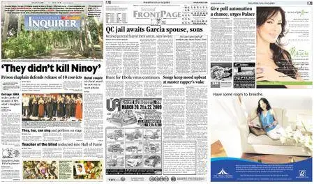 Philippine Daily Inquirer – March 08, 2009