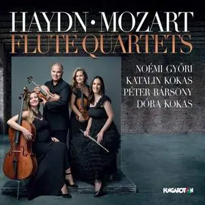 Noémi Győri, Katalin Kokas, Péter Bársony, Dóra Kokas - Haydn & Mozart: Flute Quartets (2021)