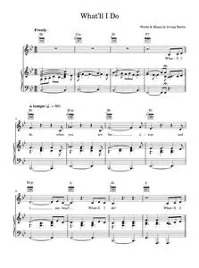 What'll I Do - Bob Dylan (Piano-Vocal-Guitar (Piano Accompaniment))