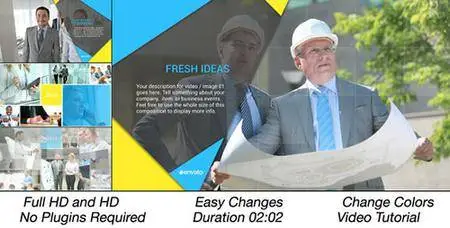 Clean Corporate Multi Video Slideshow - Project for After Effects (VideoHive)