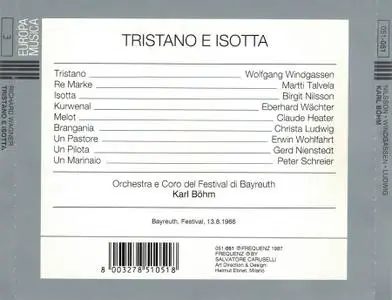 Karl Böhm, Orchester der Bayreuther Festspiele - Richard Wagner: Tristano e Isotta / Tristan und Isolde (1987)