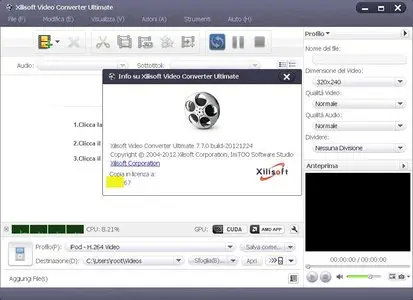 Xilisoft Video Converter Ultimate 7.7.0 build 20121224