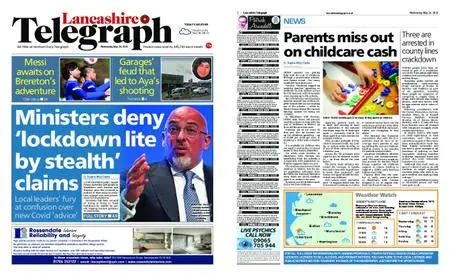 Lancashire Telegraph (Blackburn, Darwen, Hyndburn, Ribble Valley) – May 26, 2021