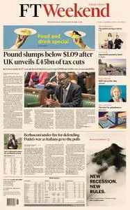 Financial Times Europe - September 24, 2022