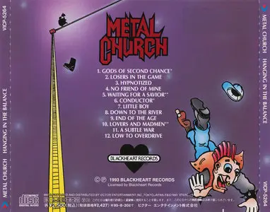 Metal Church - Hanging In The Balance (1993) [Victor Entertainment Inc., Japan, VICP-5264]