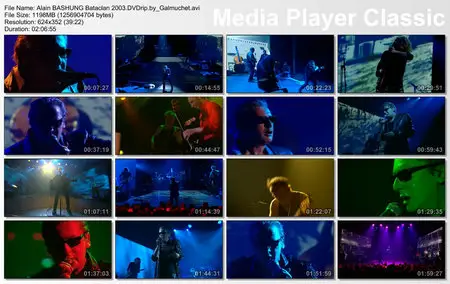 (Docu Concert) Alan BASHUNG - Bataclan 2003 "La Tournée des grands Espaces" [DVDrip] 2004