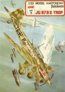 Model Kartonowy №9 - Junkers Ju-87 B-2 Trop