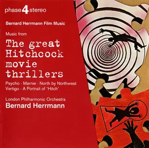 London Philharmonic Orchestra, Bernard Herrmann - Music from the Great Hitchcock Movie Thrillers (1969/1996) [Re-Up]