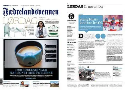 Fædrelandsvennen – 11. november 2017