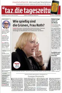 Tageszeitung TAZ vom 09 September 2013