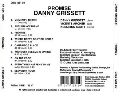 Danny Grissett - Promise (2006) {Criss Cross Jazz}