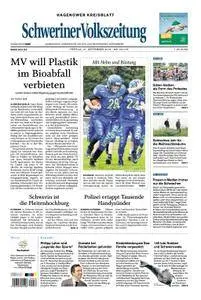 Schweriner Volkszeitung Hagenower Kreisblatt - 21. September 2018