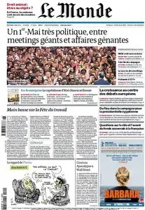 Le Monde et Supplément Economique du Mardi 1er Mai 2012