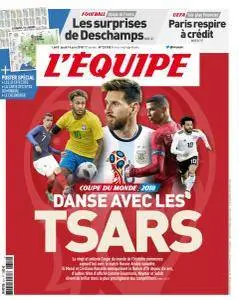 L'equipe du Jeudi 14 Juin 2018