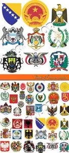 Coats of arms vector