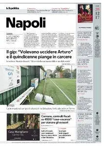 la Repubblica Napoli - 28 Dicembre 2017