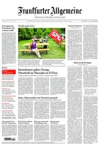 Frankfurter Allgemeine Zeitung F.A.Z. mit Rhein-Main Zeitung - 05. August 2019